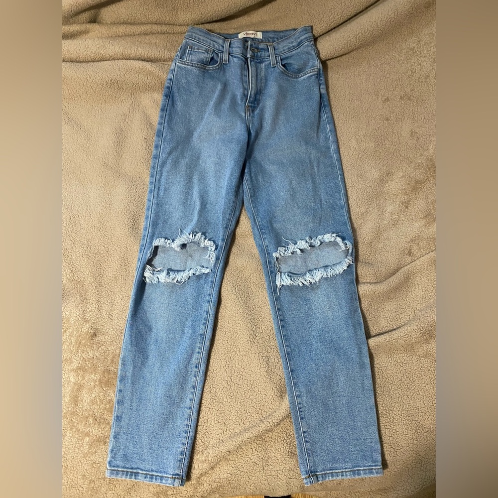 VIBRANT mom jeans